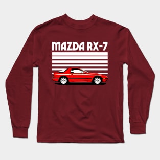 Mazda RX-7 / 80s Japanese Sports Car Lovers Long Sleeve T-Shirt